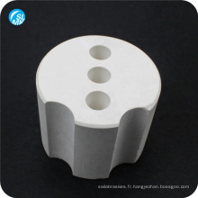 Vente en gros pièces industrielles isolants en céramique mullite composants en porcelaine